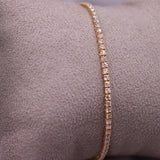 Artelia 18K Yellow Gold Diamond Tennis Bracelet