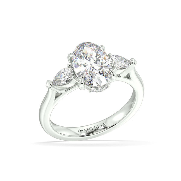Charlotte Oval Diamond Trilogy Ring