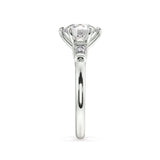 ARTELIA SIGNATURE EMERALD CUT DIAMOND TRILOGY ENGAGEMENT RING - Artelia Jewellery