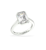 The Astoria Emerald Cut Diamond Ring