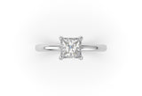 Princess Cut Lab Grown Diamond Solitaire Engagement Ring - Artelia Jewellery