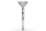 Emerald Cut Diamond Solitaire Engagement Ring - Artelia Jewellery