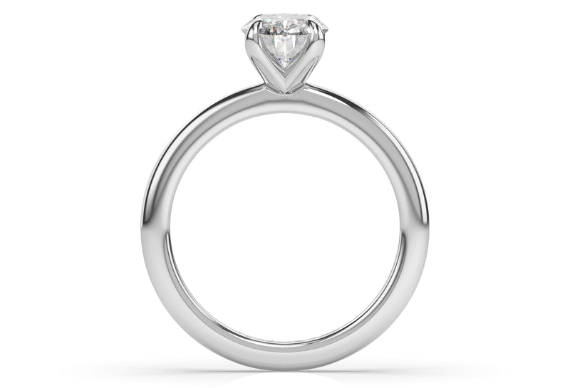 OVAL LAB GROWN DIAMOND SOLITAIRE ENGAGEMENT RING - Artelia Jewellery