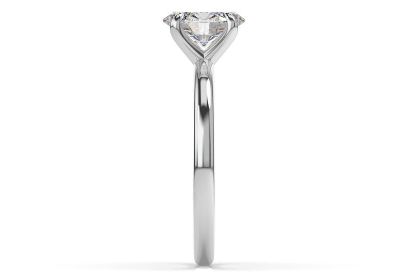 OVAL LAB GROWN DIAMOND SOLITAIRE ENGAGEMENT RING - Artelia Jewellery