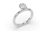 OVAL LAB GROWN DIAMOND SOLITAIRE ENGAGEMENT RING - Artelia Jewellery