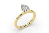 Pear Lab Grown Diamond Solitaire Engagement Ring - Artelia Jewellery