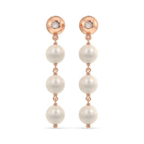 Carolina South Sea Pearl & Diamond Earrings - Artelia Jewellery