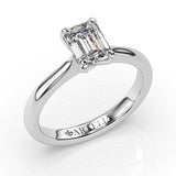 ARTELIA EMERALD CUT SOLITAIRE ENGAGEMENT RING - Artelia Jewellery