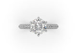 Erika Round Diamond Solitiaire Engagement Ring - Artelia Jewellery