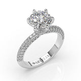 Erika Round Diamond Solitiaire Engagement Ring - Artelia Jewellery