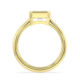 Estella Emerald Cut Solitaire Engagement Ring - Artelia Jewellery