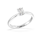 Florence Oval Diamond Solitaire Engagement Ring - Artelia Jewellery
