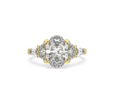 Veronica Oval and Marquise Trilogy Engagement Ring
