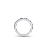 Emily Sapphire and Diamond Wedding Ring - Artelia Jewellery