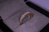 18K Rose Gold Diamond Wedding Ring - Artelia Jewellery