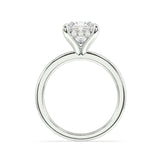 Princess Lab Grown Diamond Engagement Ring With a Hidden Halo - Artelia Jewellery
