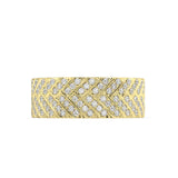 The Vincenze Herringbone Ring