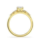 Star Burst Diamond Engagement Ring - Artelia Jewellery