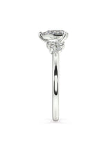 Star Burst Pear Cut Diamond Engagement Ring - Artelia Jewellery