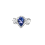 Tanzanite and Diamond Ring - Artelia Jewellery