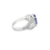 Tanzanite and Diamond Ring - Artelia Jewellery