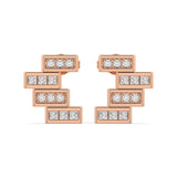 Empiler Diamond Earrings - Artelia Jewellery