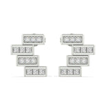 Empiler Diamond Earrings - Artelia Jewellery
