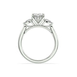 Lab Grown Oval Diamond In Charlotte Design - Artelia Jewellery