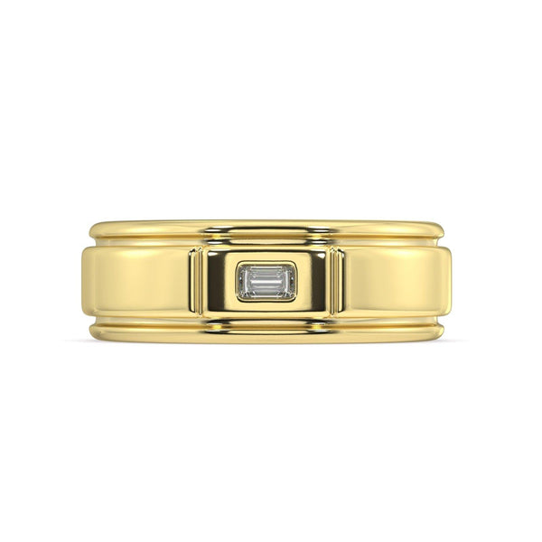 Jason Baguette Diamond Wedding Ring - Artelia Jewellery