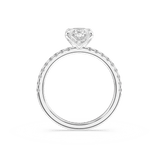 Artelia Signature Oval Diamond Engagement Ring With Side Diamonds