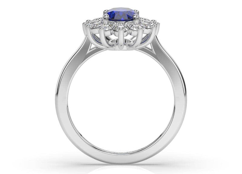 Stefani Sapphire and Diamond Ring - Artelia Jewellery