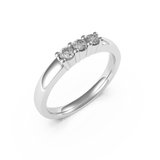 Carla Diamond Wedding Ring - Artelia Jewellery