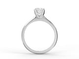 Miranda Oval Diamond Solitaire Engagement Ring - Artelia Jewellery