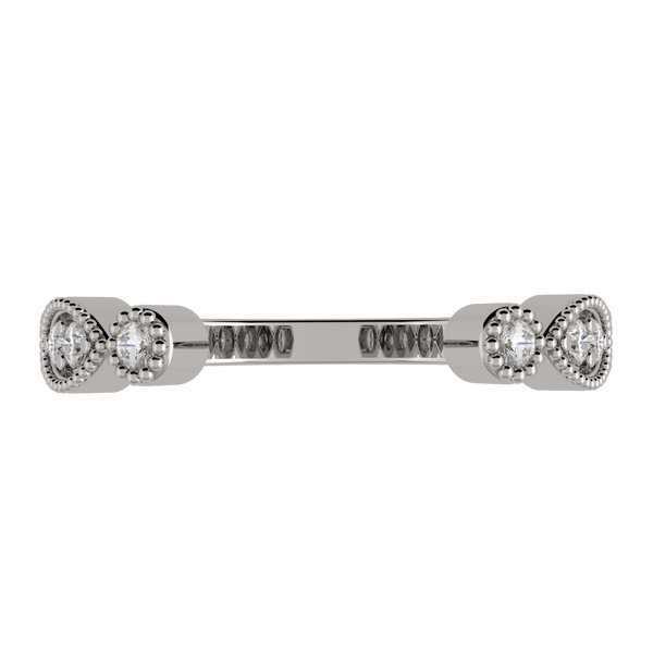 Olga Diamond Wedding Ring - Artelia Jewellery