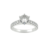 Round Diamond Solitaire Engagement Ring (ARTSR088)