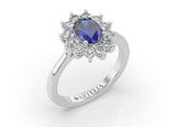 Stefani Sapphire and Diamond Ring - Artelia Jewellery