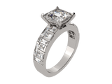 Tetra Solitaire Engagement Ring - Artelia Jewellery