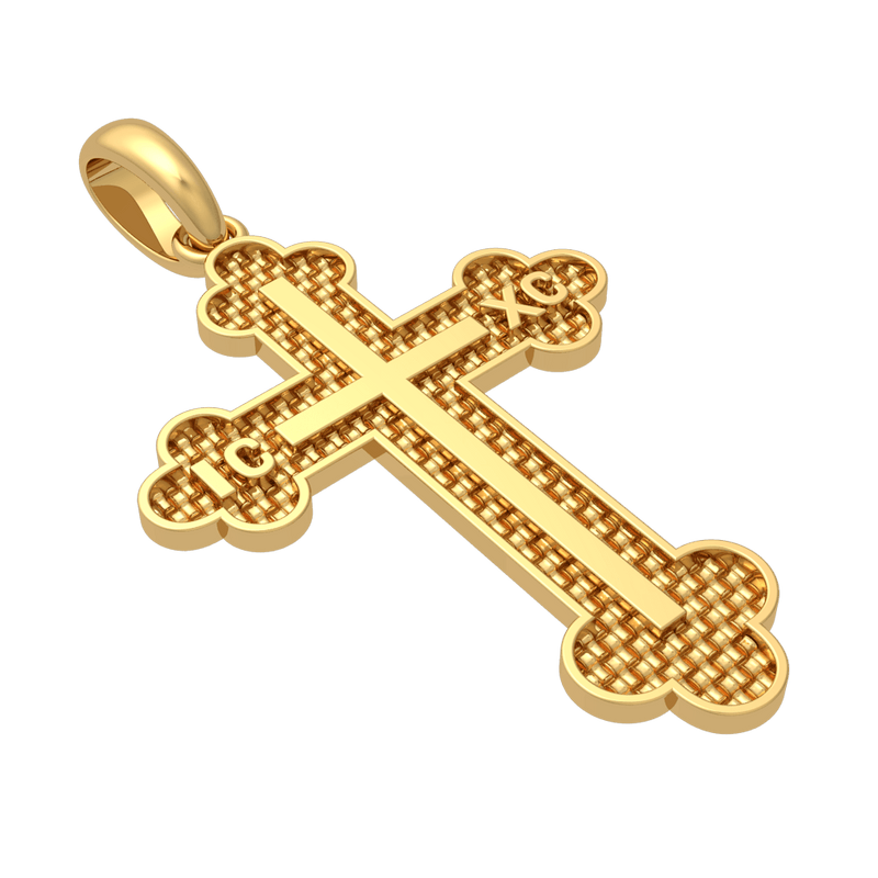 Bespoke Orthodox Gold Cross - Artelia Jewellery