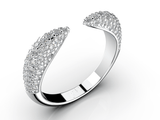 Claudia Cuff Diamond Wedding Ring - Artelia Jewellery