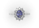 Stefani Sapphire and Diamond Ring - Artelia Jewellery