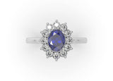 Stefani Sapphire and Diamond Ring - Artelia Jewellery