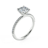 Moderne Round Diamond Solitaire Engagement Ring - Artelia Jewellery