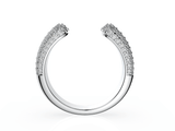 Naomi Cuff Diamond Wedding Ring - Artelia Jewellery