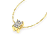 Emily Emerald Cut Solitaire Necklace - Artelia Jewellery