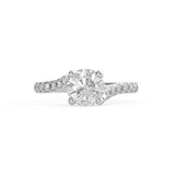 Round Diamond Solitaire Engagement Ring (ARTSR009)