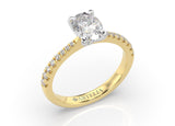 Oval Diamond Solitaire Engagement Ring (ARTSR075) - Artelia Jewellery