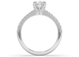 Oval Diamond Solitaire Engagement Ring (ARTSR075) - Artelia Jewellery