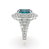 Ada Aquamarine and Diamond Engagement Ring - Artelia Jewellery