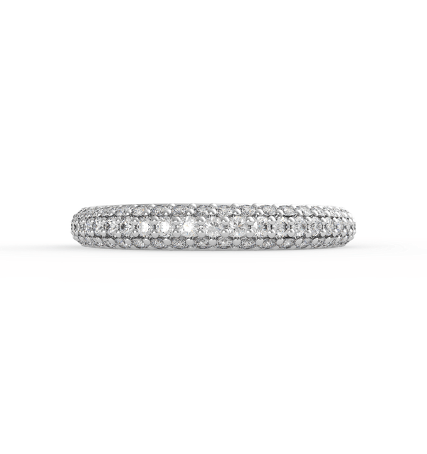 Pave Diamond Wedding Ring (ARTLDWR105) - Artelia Jewellery