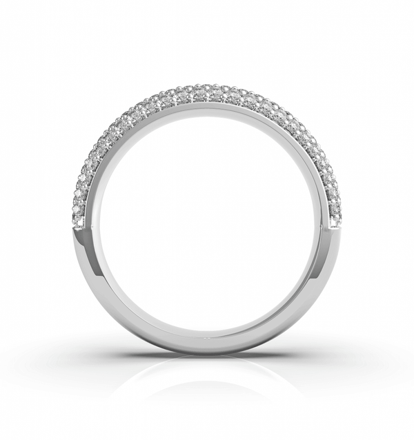 Pave Diamond Wedding Ring (ARTLDWR105) - Artelia Jewellery